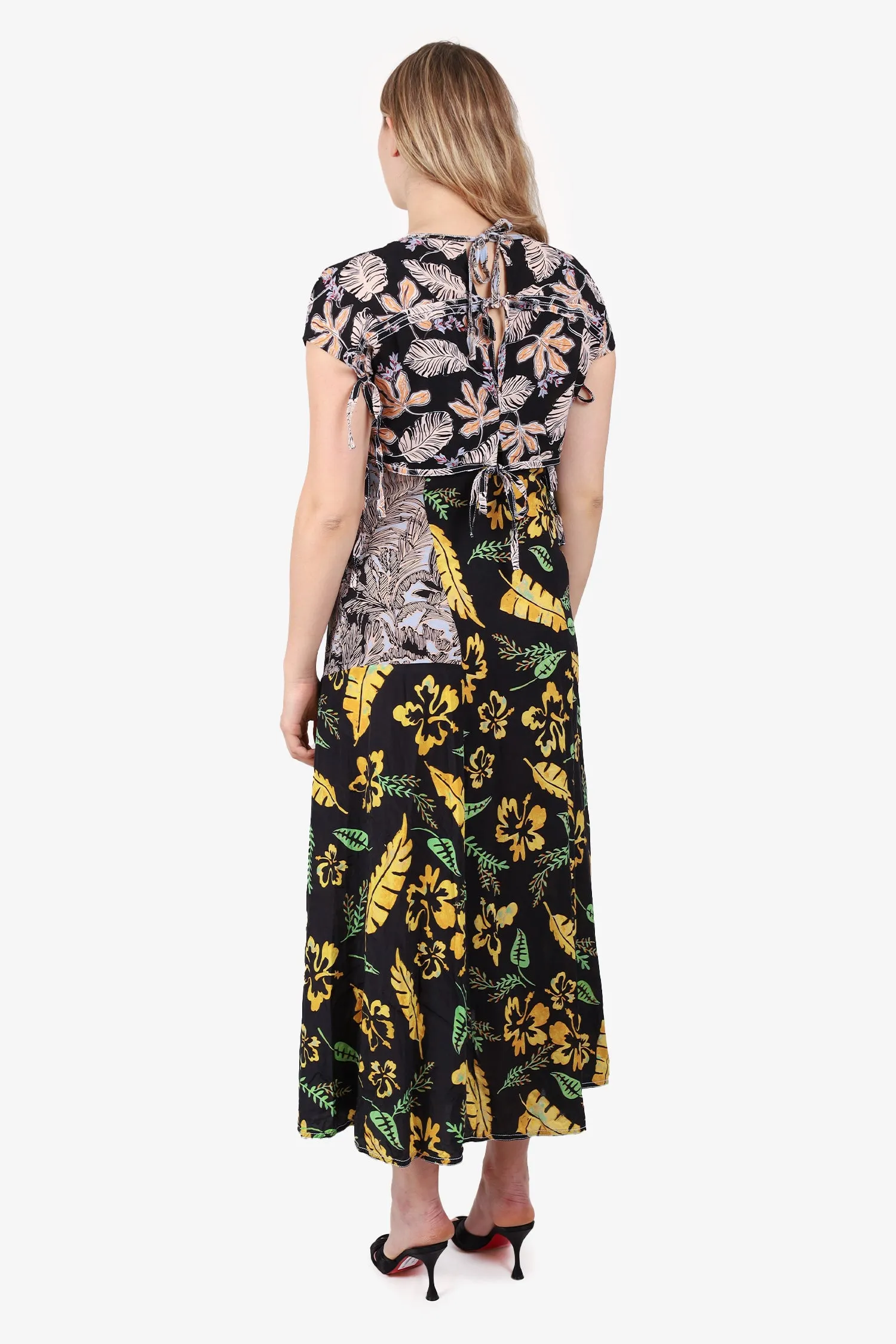 3.1 Phillip Lim Multicolor Floral Print Slip Maxi Dress Size 6