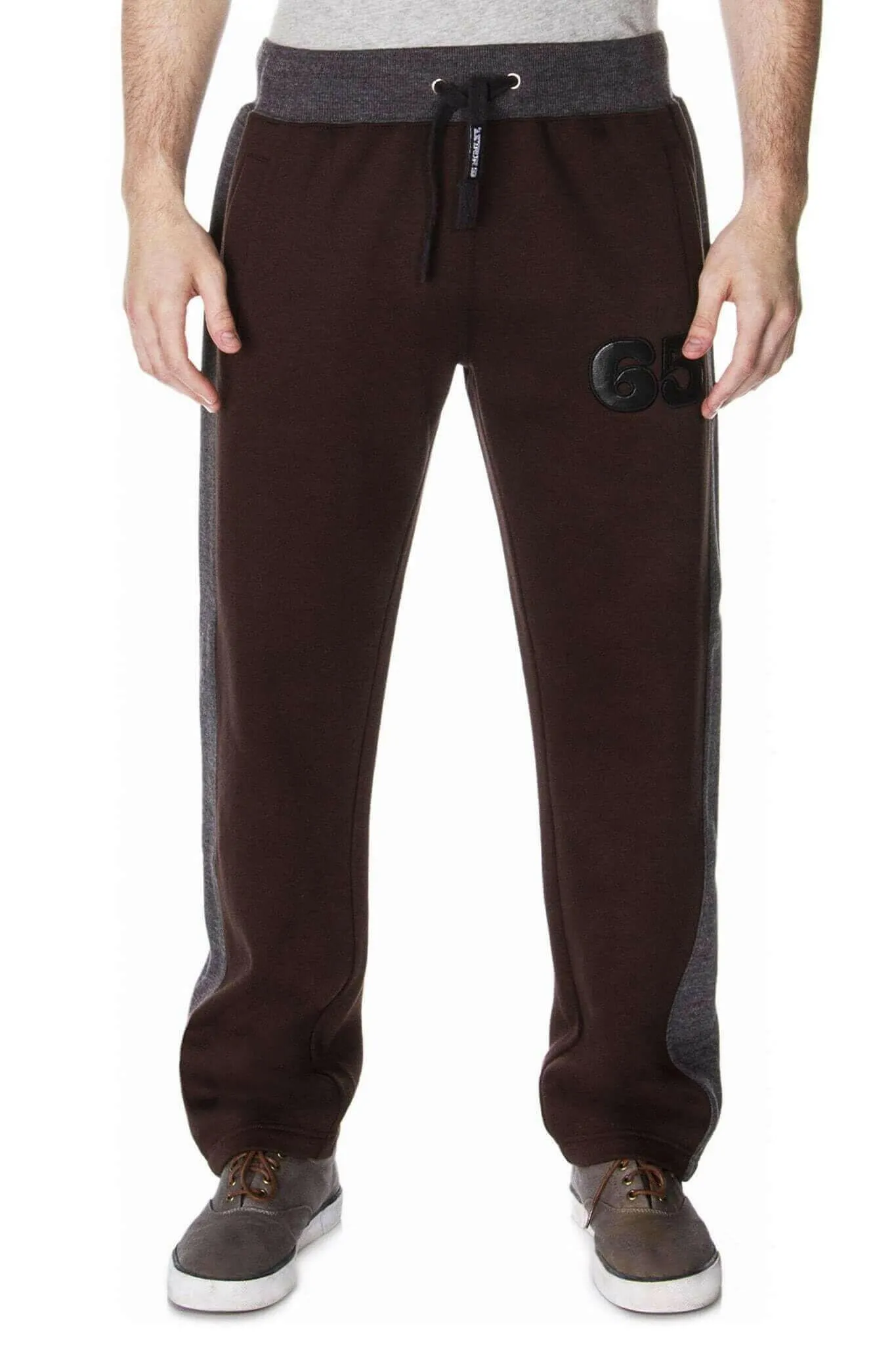 65 MCMLXV Men's Dress Sweat Pant In Coffee