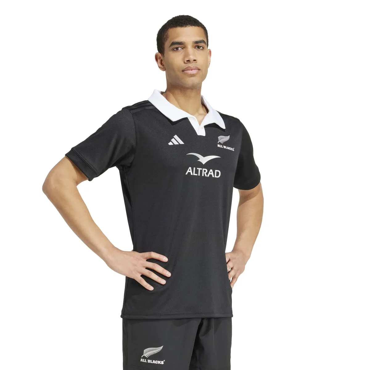 adidas Men's All Blacks Rugby Aeroready Short Sleeve Jersey