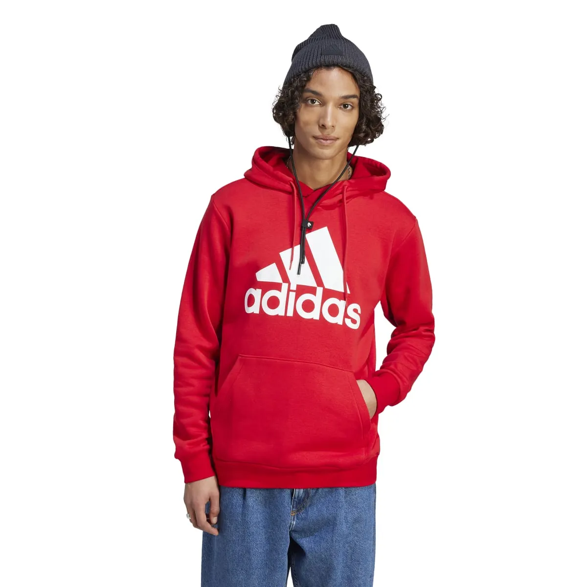 adidas Men's Essentials Fleece Big Logo Hoodie (Tall)