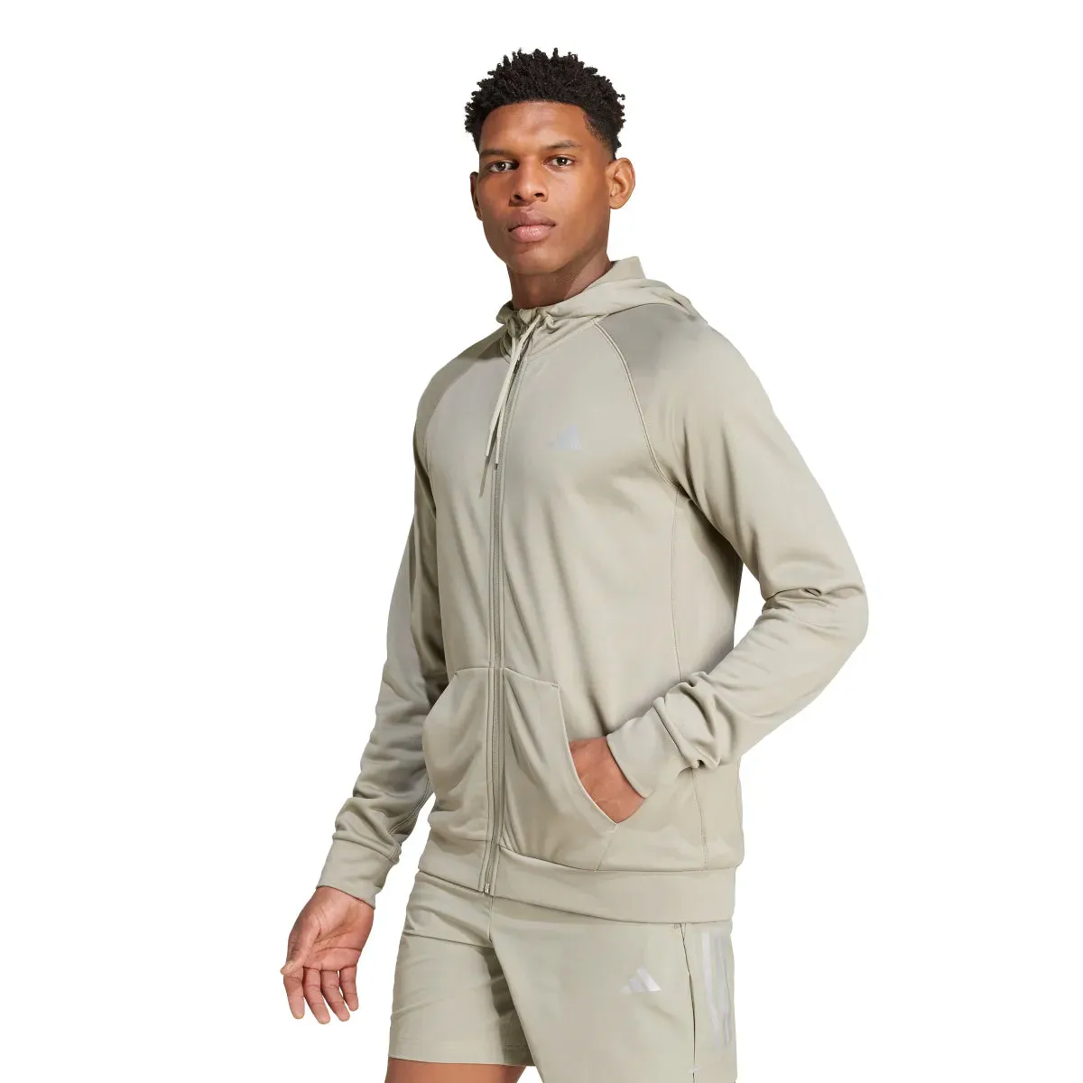 adidas Men's Game and Go Training 3-Stripes Hoodie