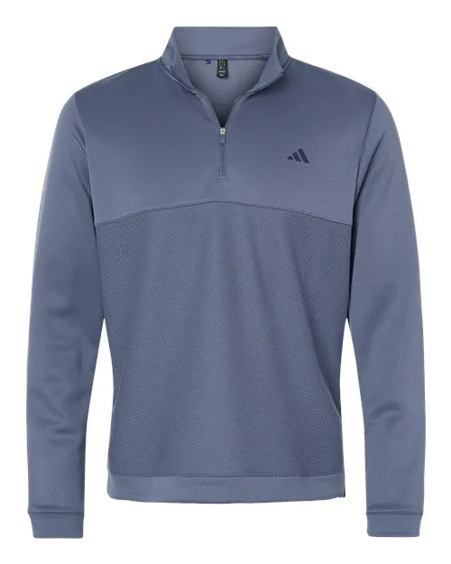 adidas Men's Ultimate365 Textured Quarter-Zip Pullover