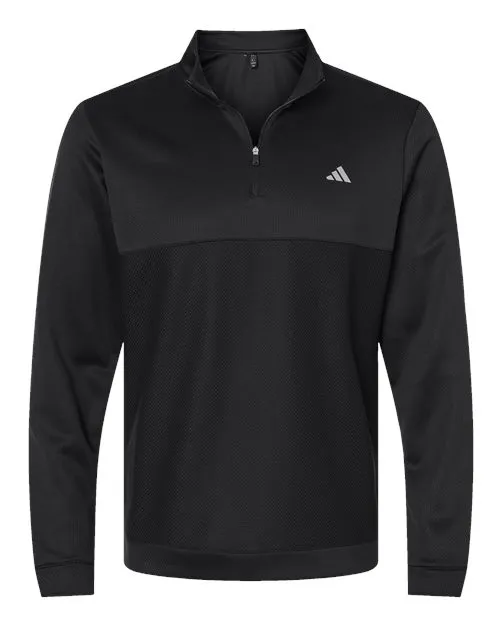 adidas Men's Ultimate365 Textured Quarter-Zip Pullover