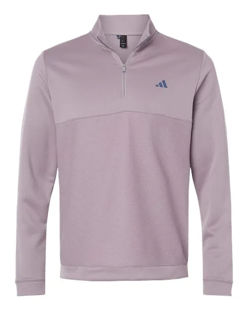 adidas Men's Ultimate365 Textured Quarter-Zip Pullover