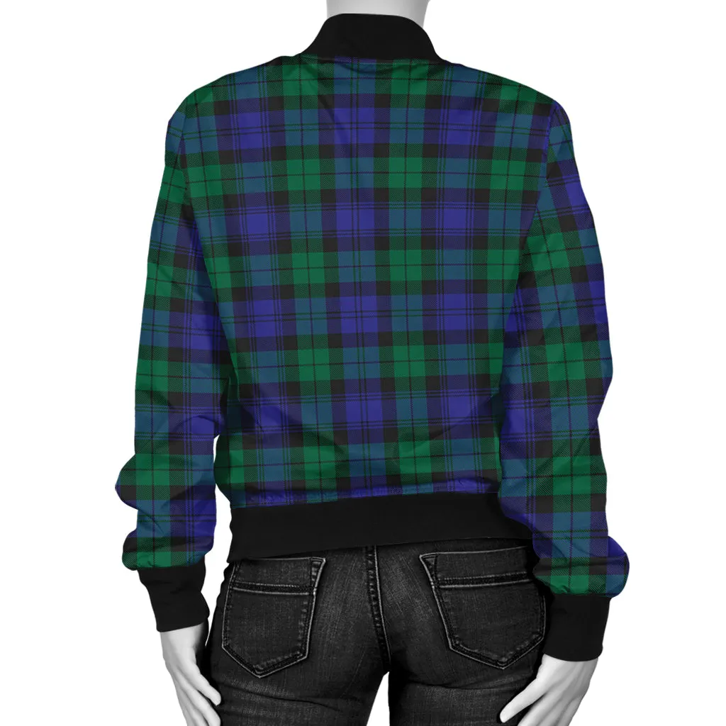 Black Watch Modern Tartan Bomber Jacket