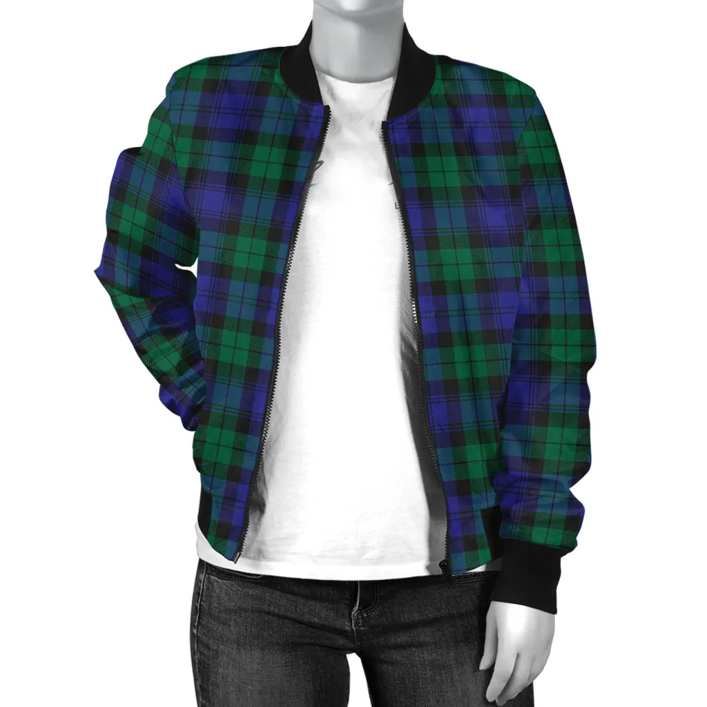 Black Watch Modern Tartan Bomber Jacket