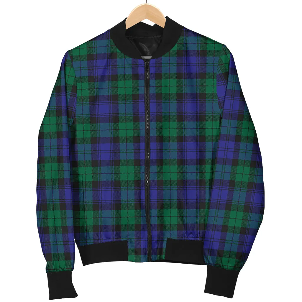 Black Watch Modern Tartan Bomber Jacket