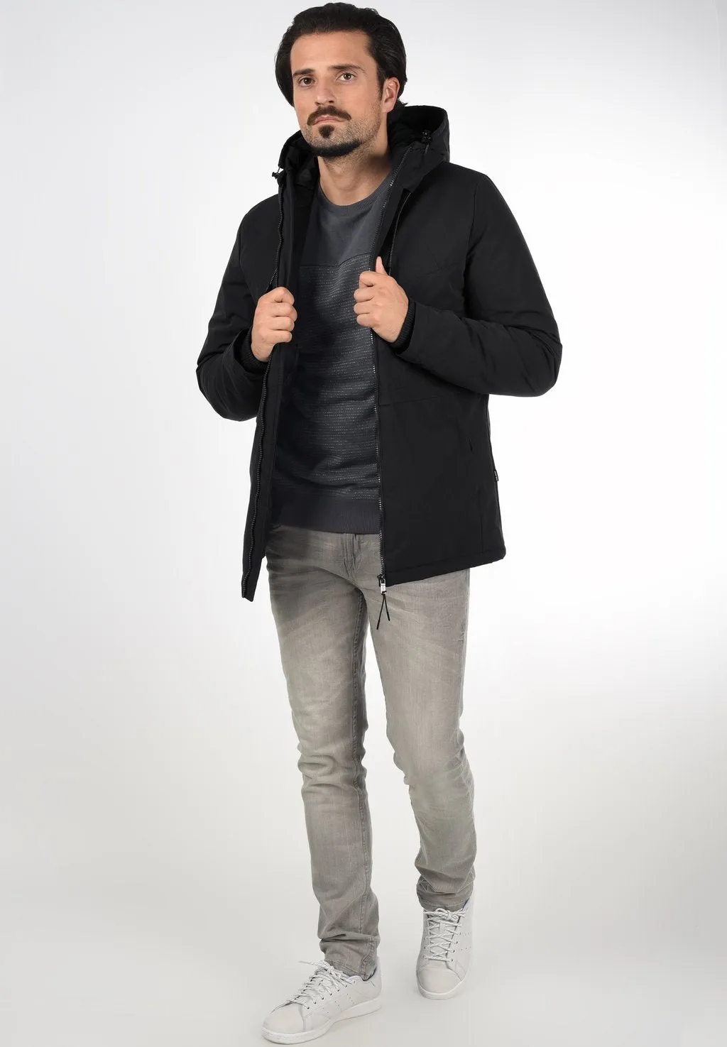 Blend parka, black