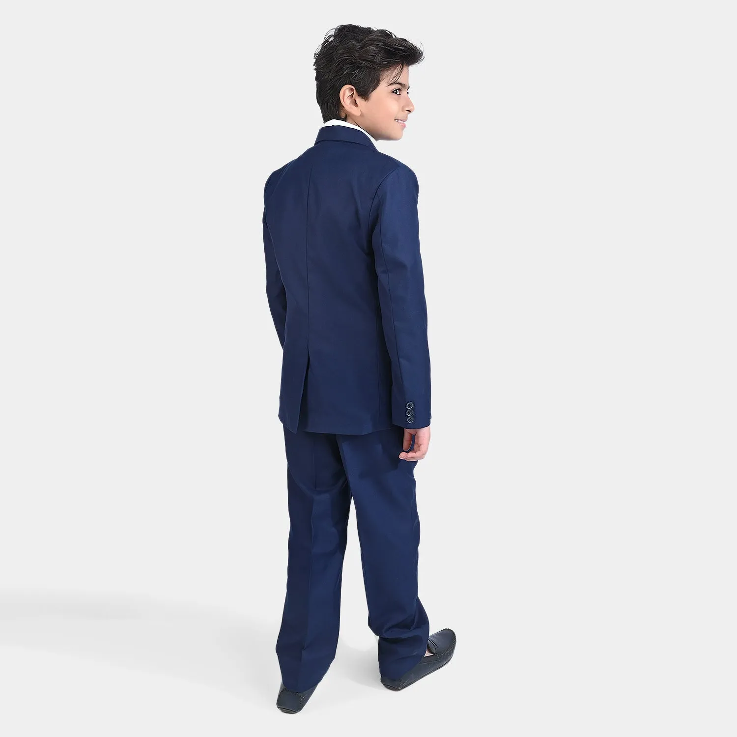 BOYS COAT PANT 3PC SUIT-NAVY BLUE