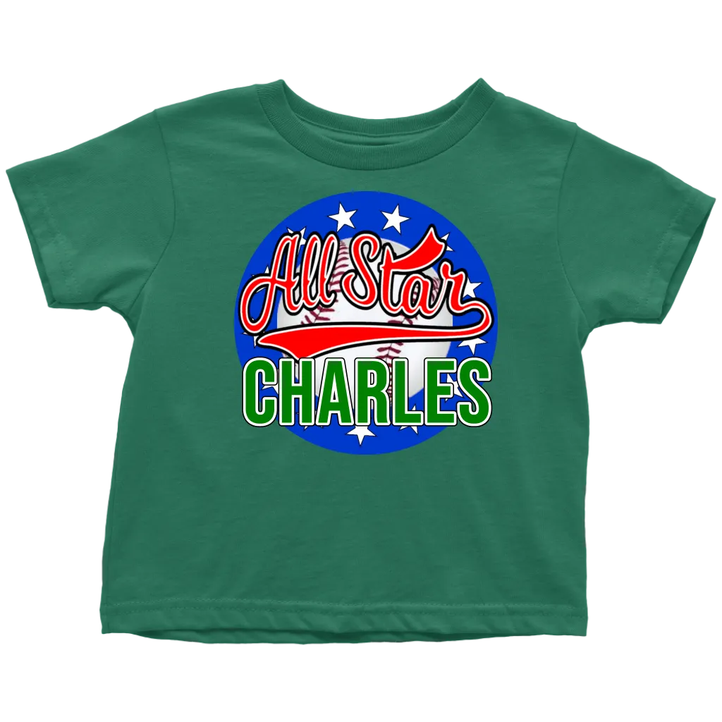 CHARLES ALL STAR TODDLER T-SHIRT FOR CHARLES