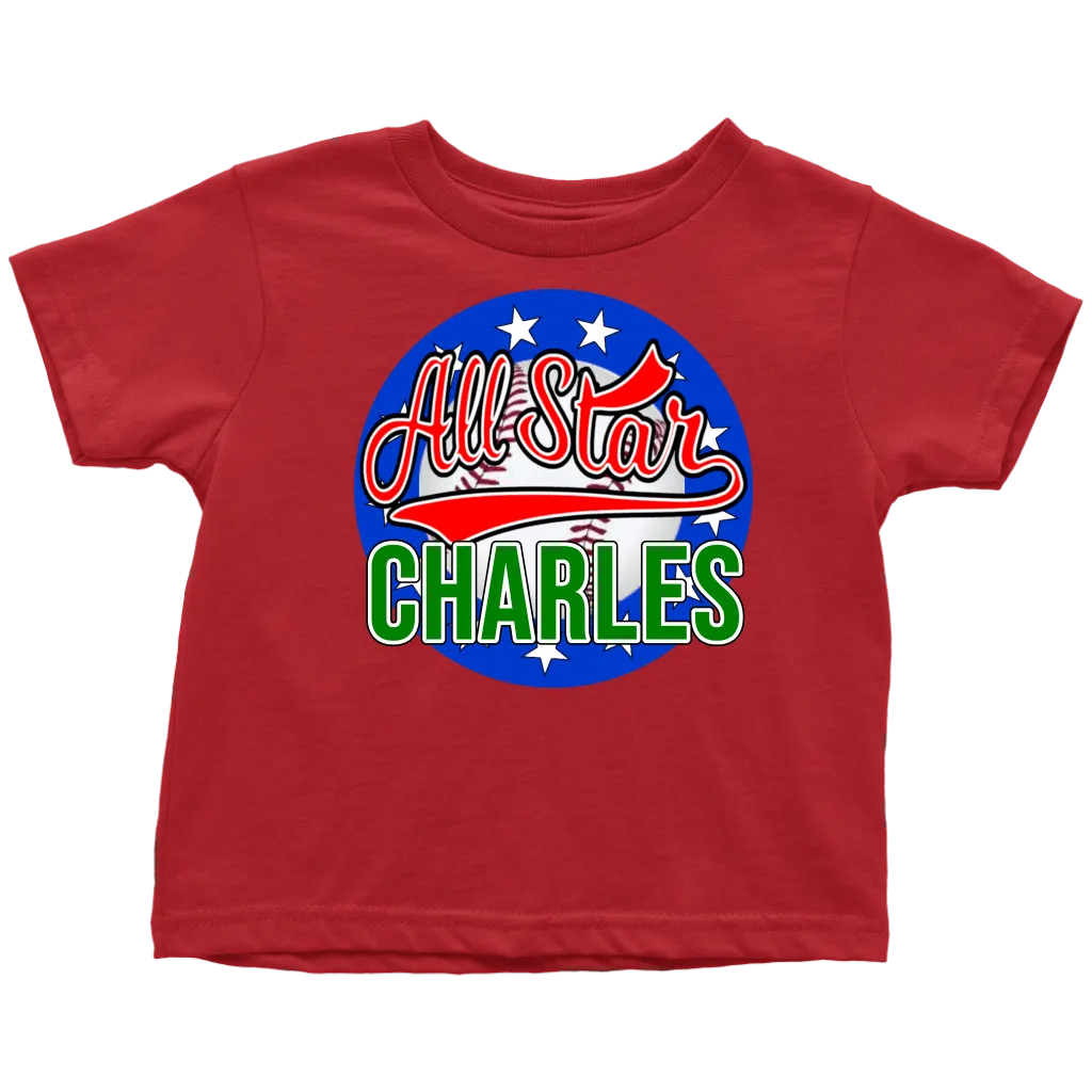 CHARLES ALL STAR TODDLER T-SHIRT FOR CHARLES