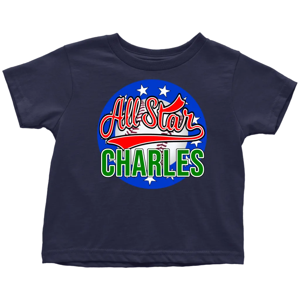 CHARLES ALL STAR TODDLER T-SHIRT FOR CHARLES