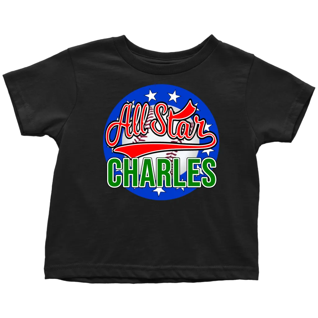 CHARLES ALL STAR TODDLER T-SHIRT FOR CHARLES