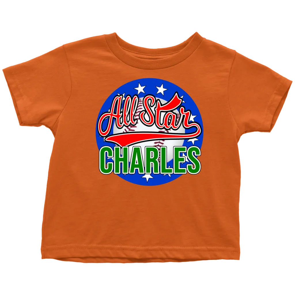 CHARLES ALL STAR TODDLER T-SHIRT FOR CHARLES