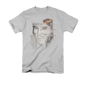 Elvis Presley Ile 2 Mens T Shirt Silver