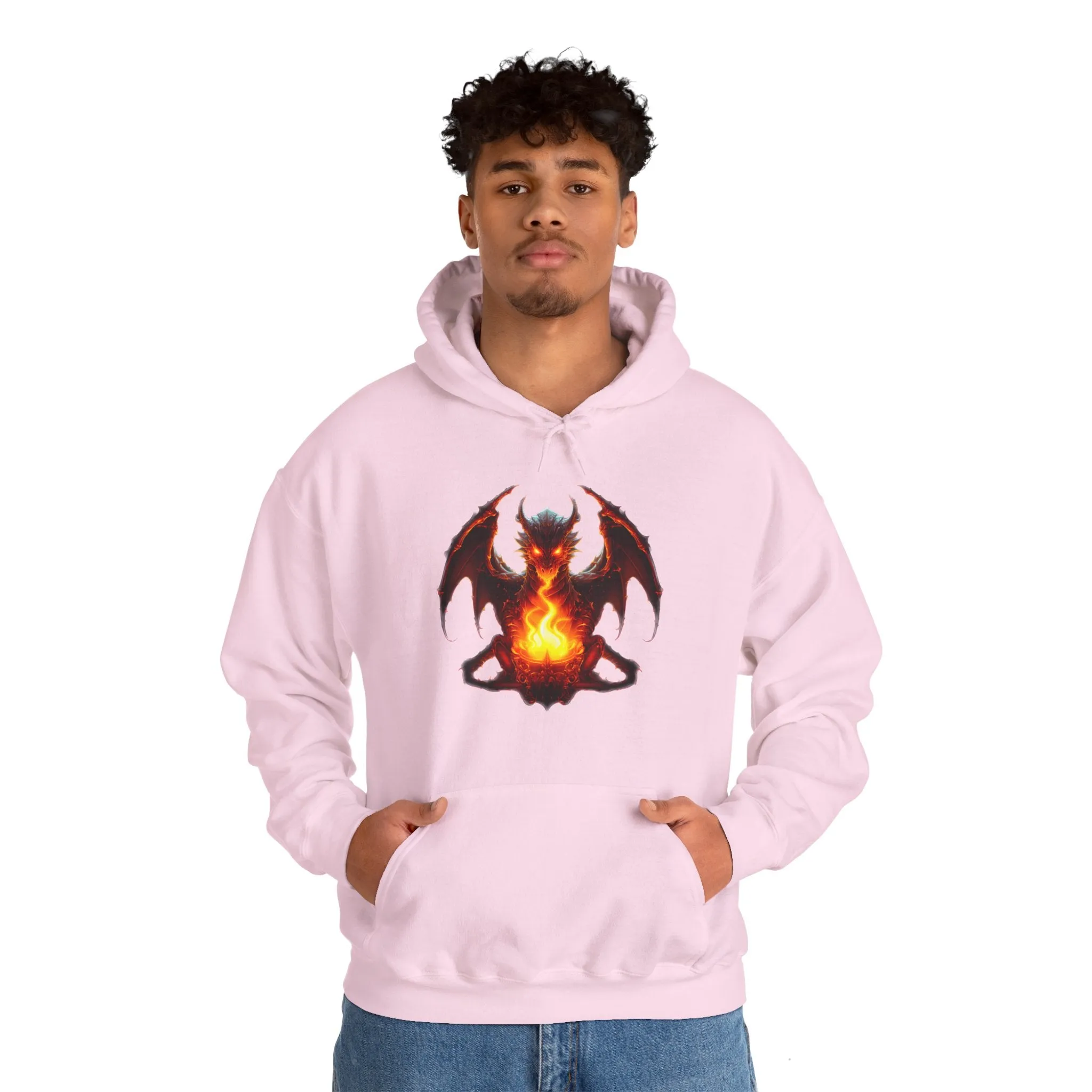 Fire Dragon Unisex Heavy Blend™ Hooded Sweatshirt