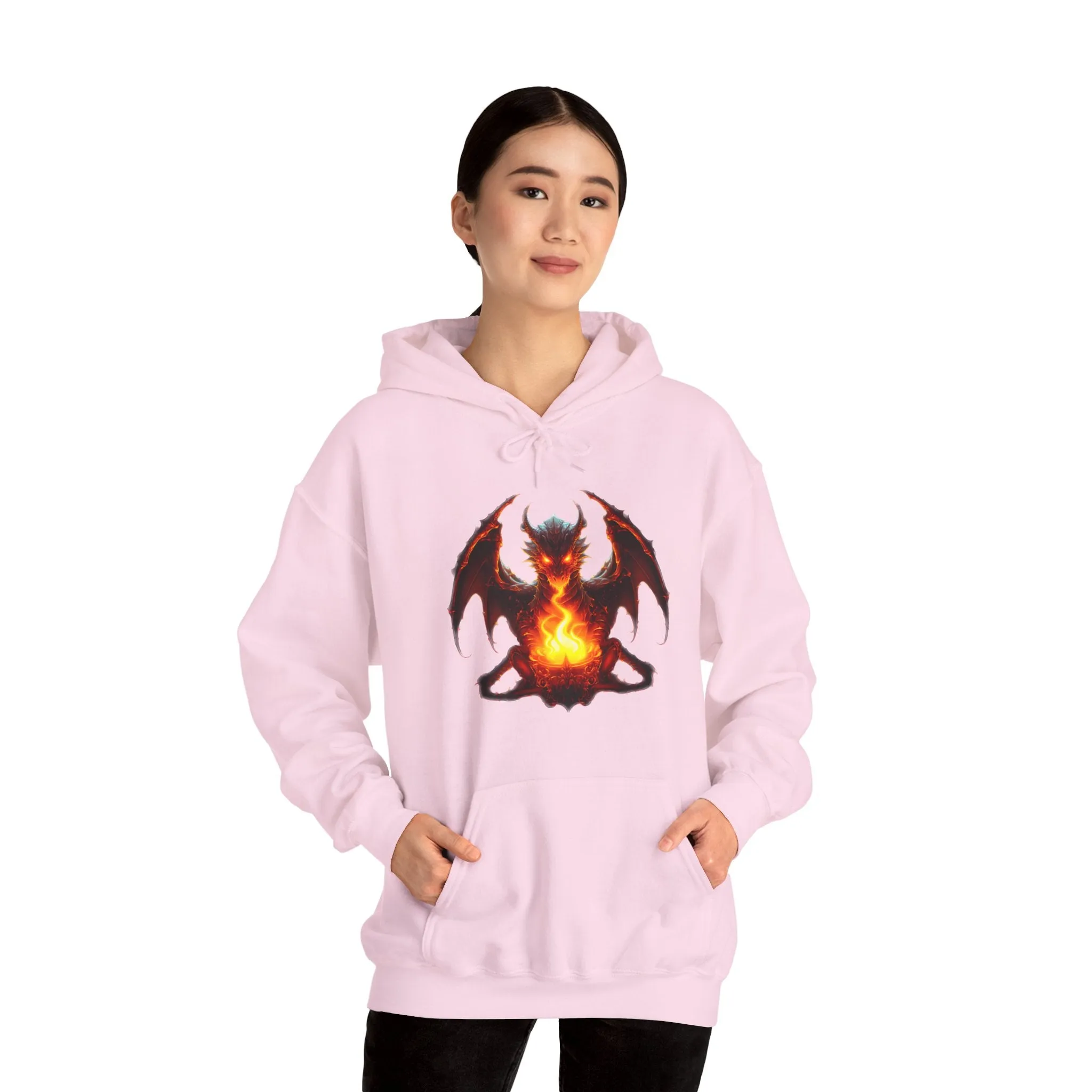 Fire Dragon Unisex Heavy Blend™ Hooded Sweatshirt