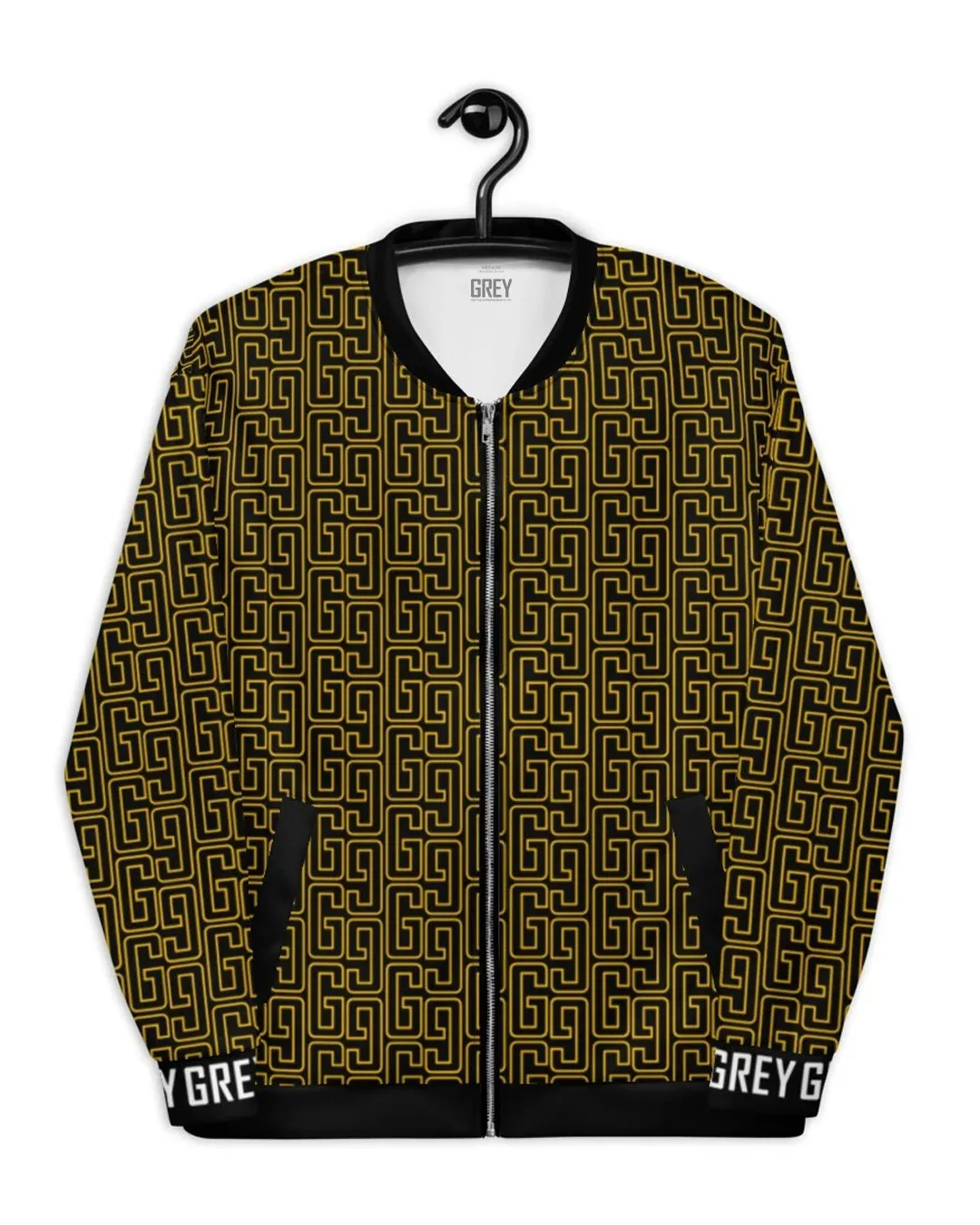 GREYGANG Signature Pattern Bomber Jacket