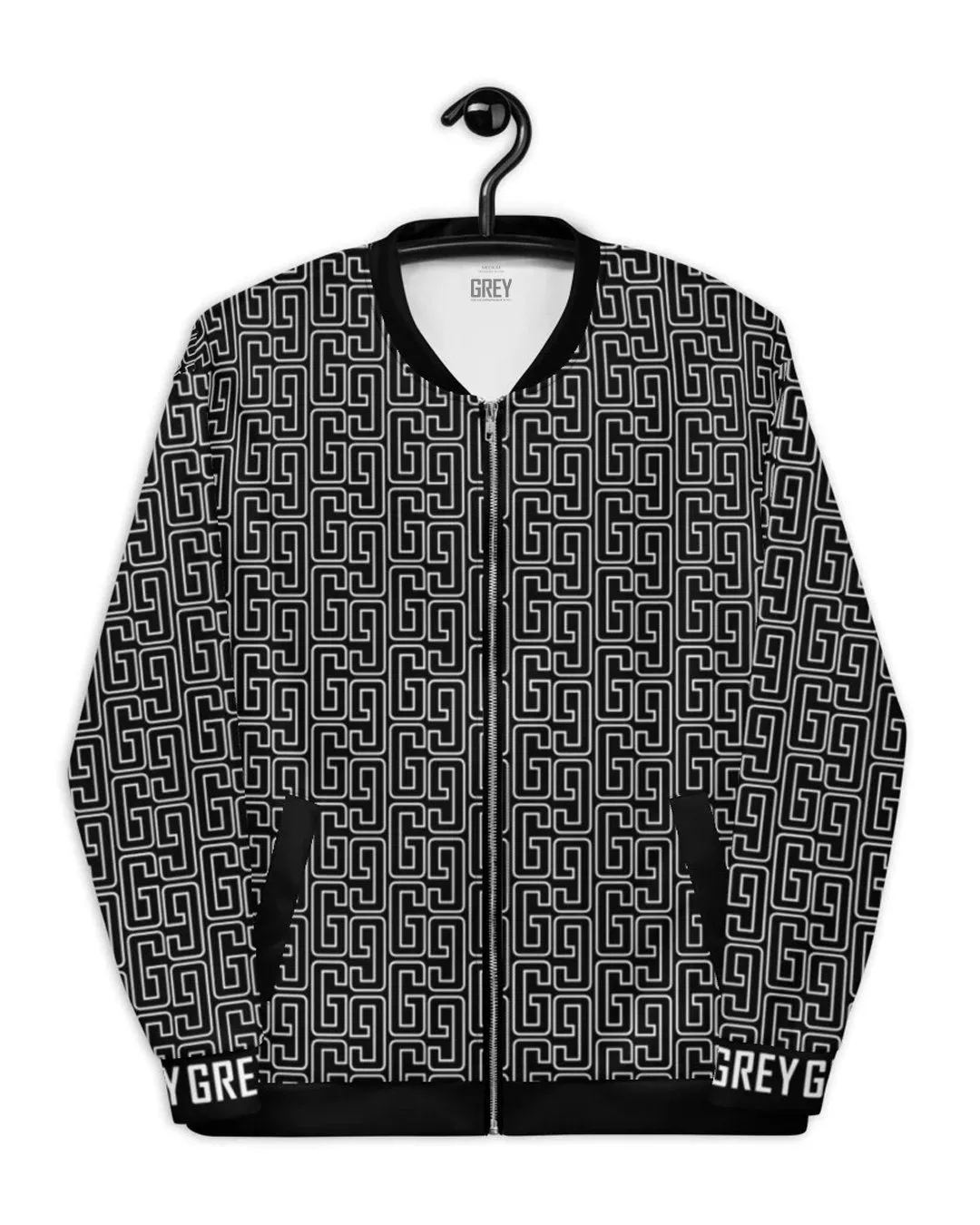 GREYGANG Signature Pattern Bomber Jacket