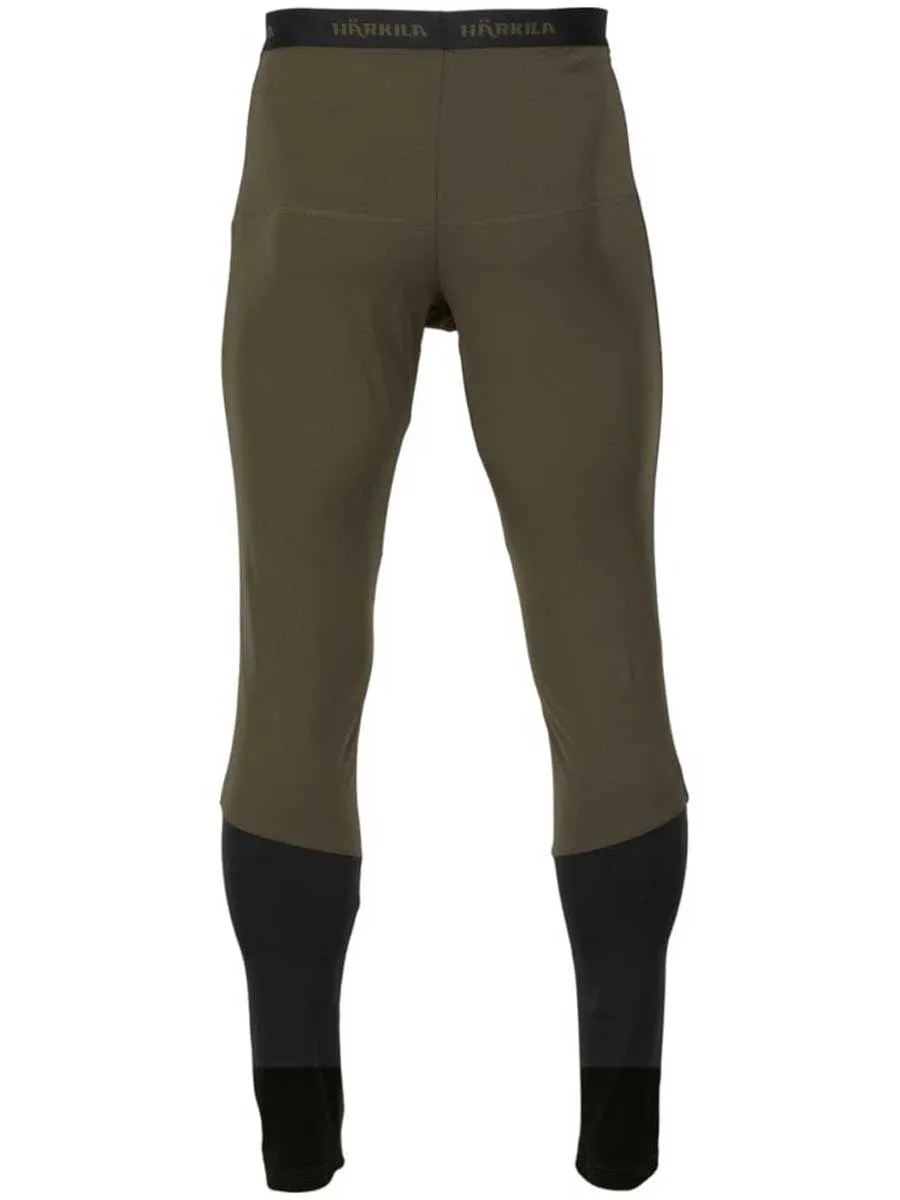 HARKILA Heat Control Long Johns - Mens - Willow Green & Black