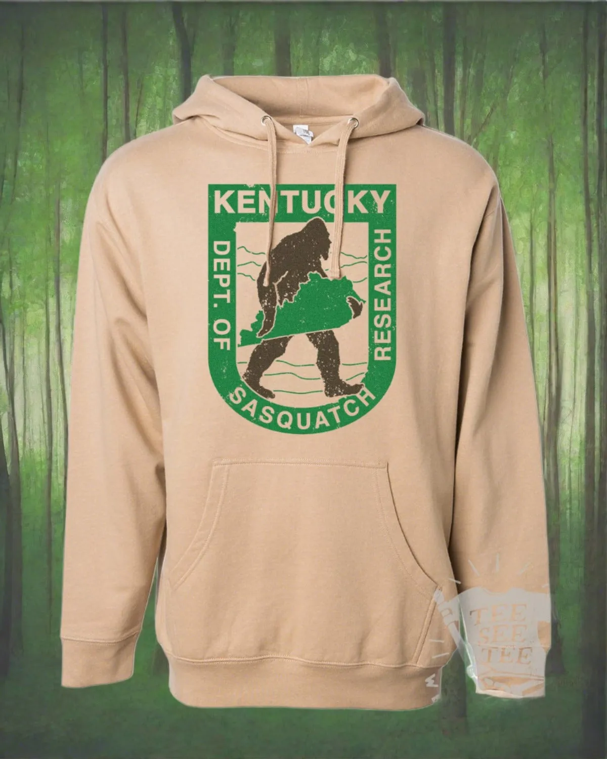 Kentucky Department of Sasquatch Research Pullover Hoodie | Tee See Tee Exclusive