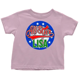 LISA ALL STAR TODDLER T-SHIRT FOR LISA