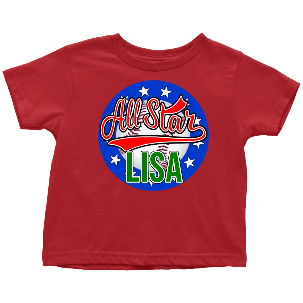 LISA ALL STAR TODDLER T-SHIRT FOR LISA