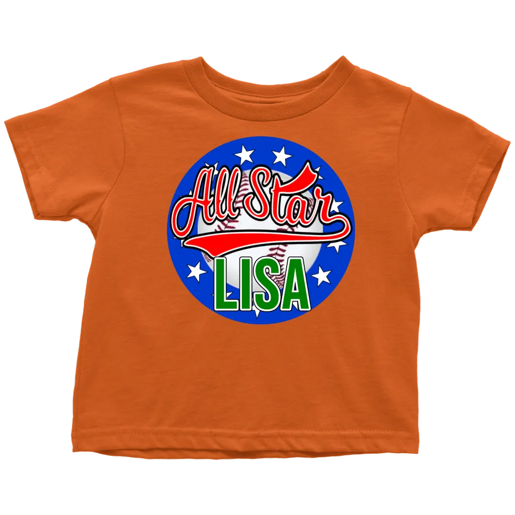 LISA ALL STAR TODDLER T-SHIRT FOR LISA