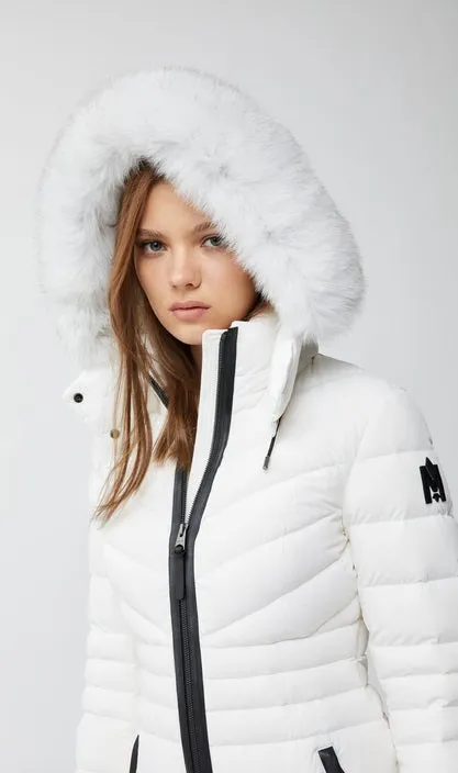 Mackage - Patsy Lightweight Down Jacket in Off White