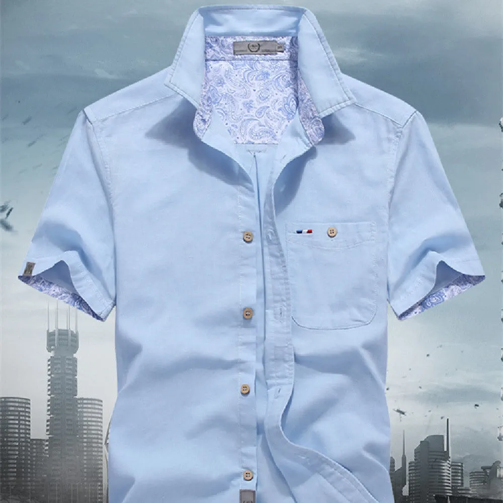 Men's Versatile Loose Shirt Pure Cotton