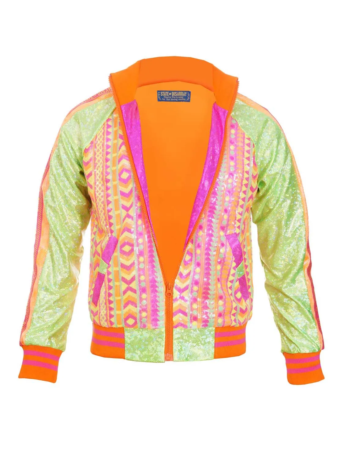 Neon Nonsense | Deluxe Disarray Bomber Jacket | Unisex