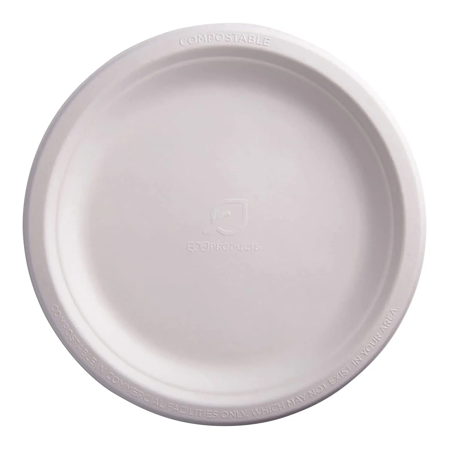 PLATE Renewable & Compostable Sugarcane, 9" (500/cs)