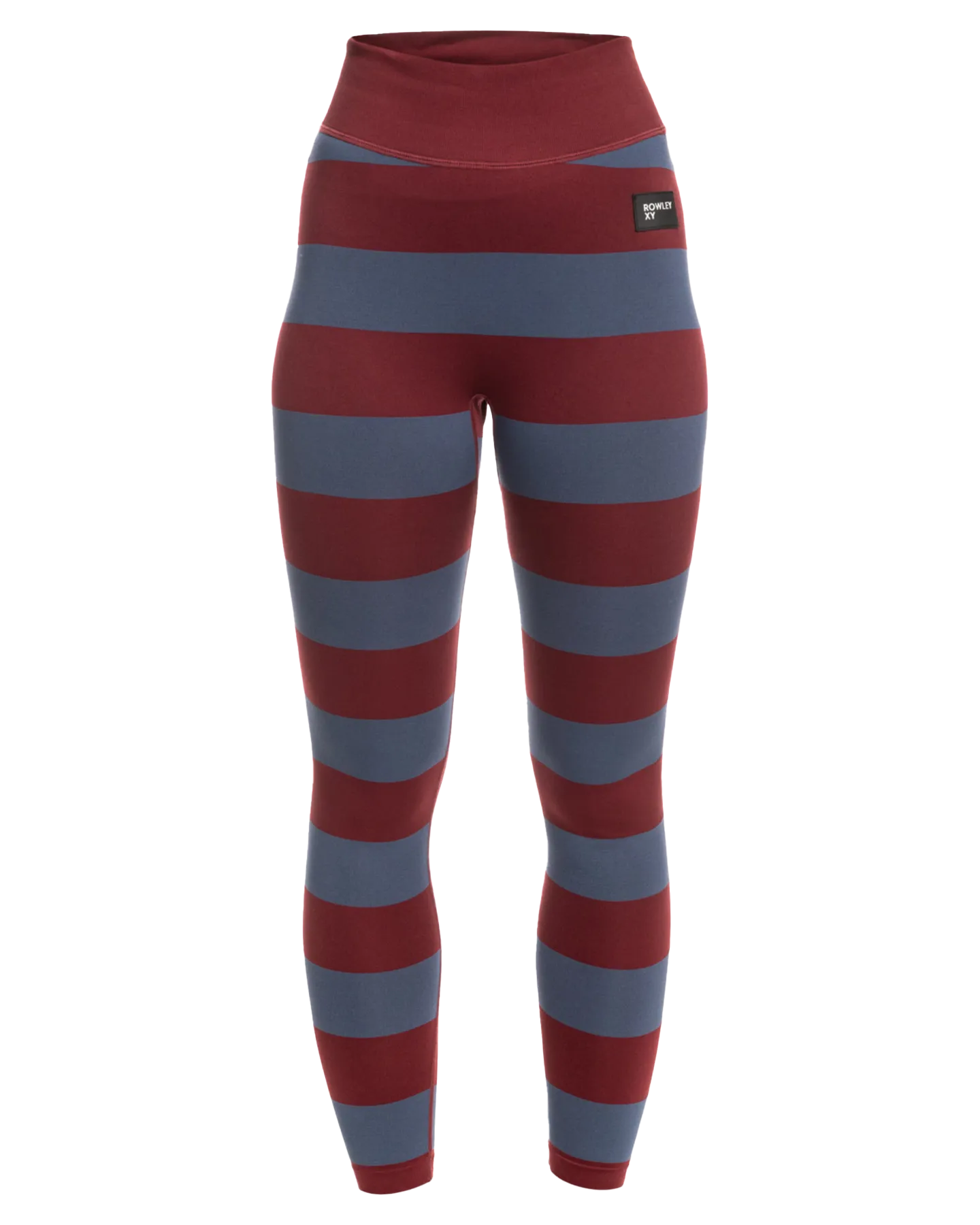 Roxy X Rowley Women's Seamless Technical Leggings - Insignia Blue / Bico Stripes