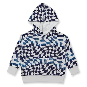 Sense Organics Liam Grey Check Hoodie