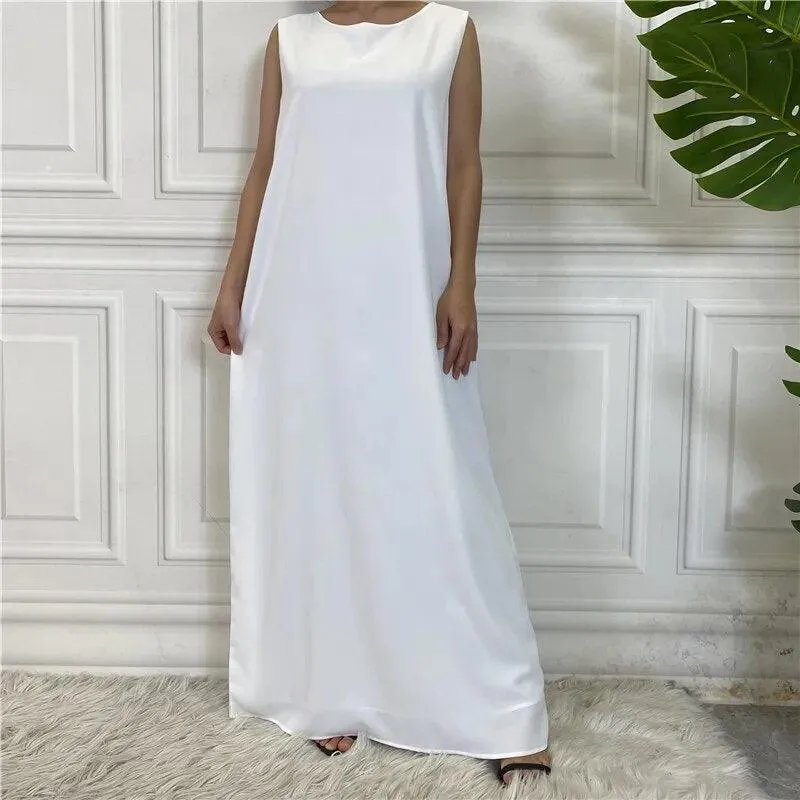 Sleeveless Inner Slip Dress Abaya for Muslim Women