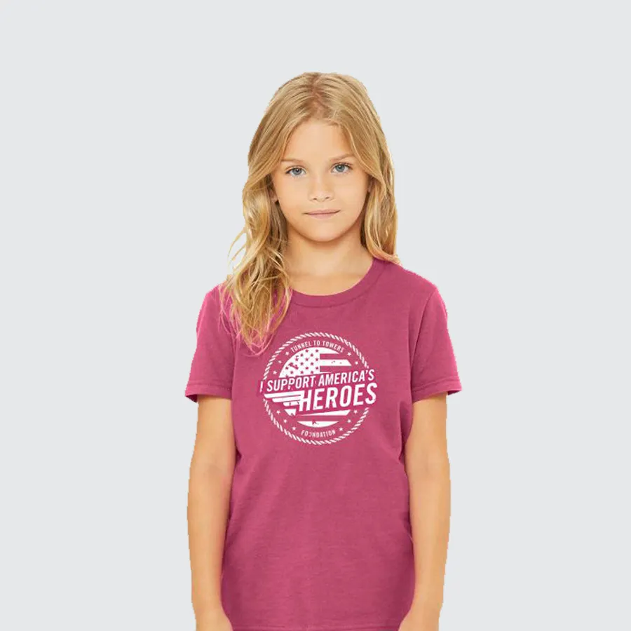 T2T Heroes Tee - YOUTH (Berry) - CLOSEOUT