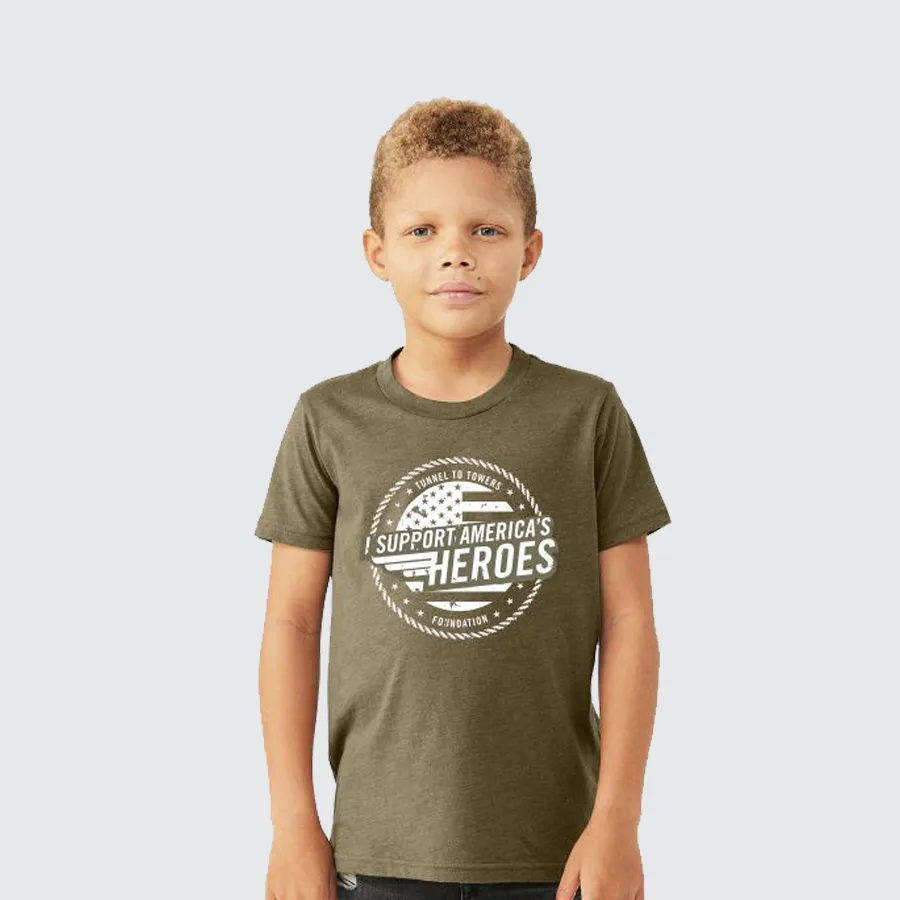 T2T Heroes Tee - YOUTH (Olive) - CLOSEOUT