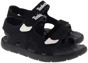 Timberland Kids Perkins Row 2 Strap Sandal Black