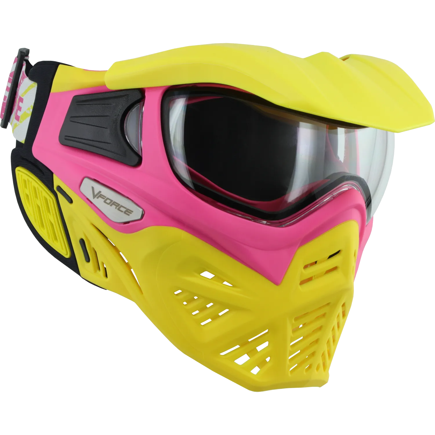 V-Force Grill 2.0 Paintball Goggle - Thermal Clear Lens - LE Referee (Yellow/Pink)