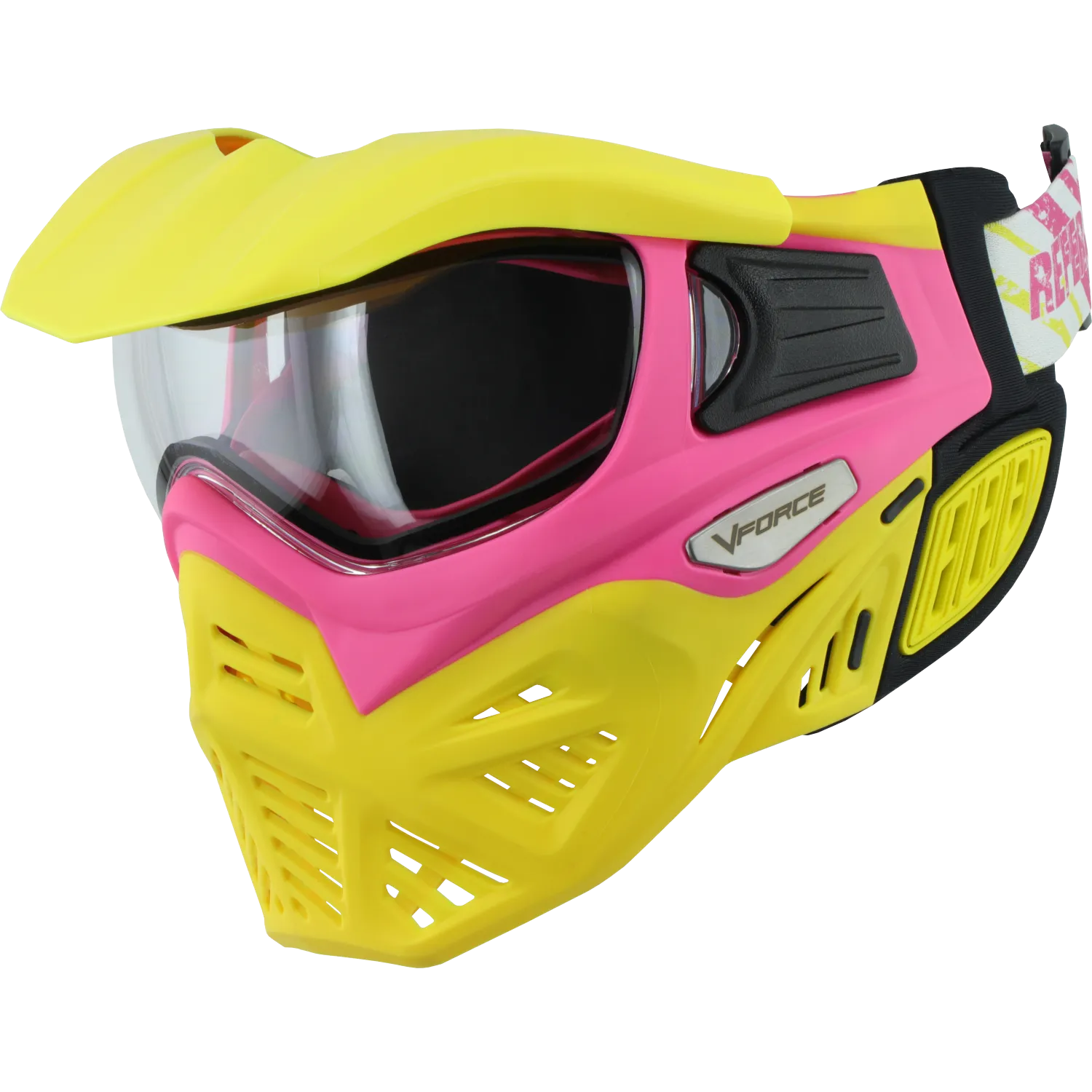 V-Force Grill 2.0 Paintball Goggle - Thermal Clear Lens - LE Referee (Yellow/Pink)