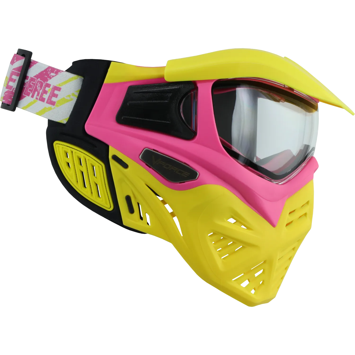 V-Force Grill 2.0 Paintball Goggle - Thermal Clear Lens - LE Referee (Yellow/Pink)