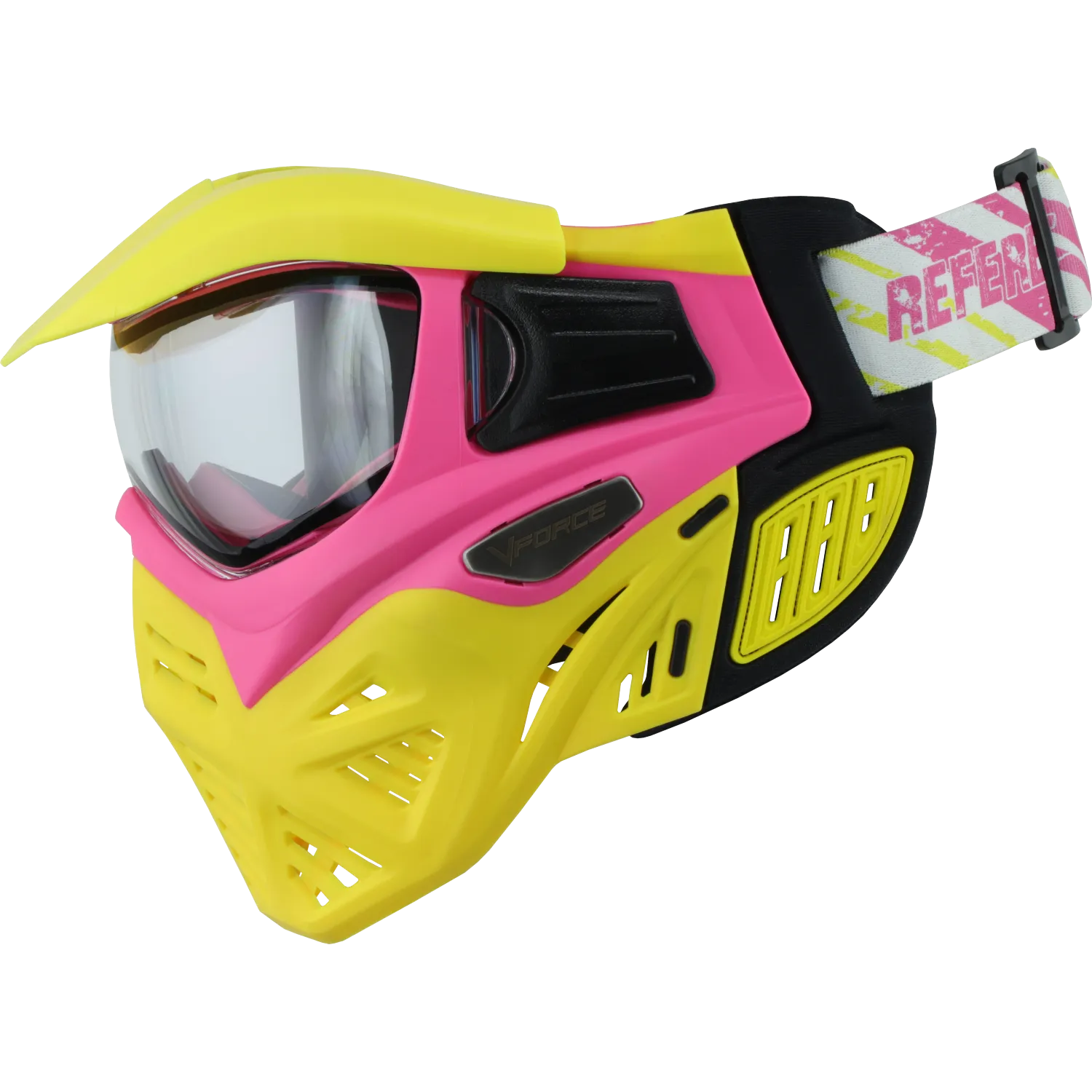 V-Force Grill 2.0 Paintball Goggle - Thermal Clear Lens - LE Referee (Yellow/Pink)