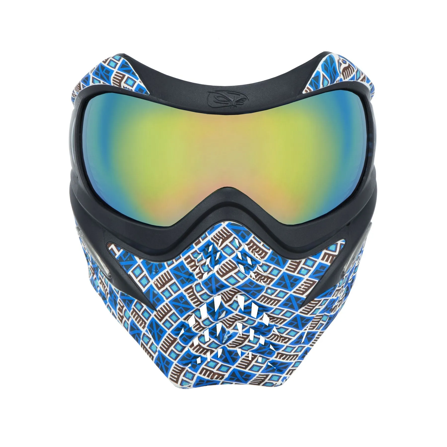 V-Force Grill SE Paintball Mask Goggle - Inca (Cyan/Copper) w/ Phantom HDR and Clear Lens