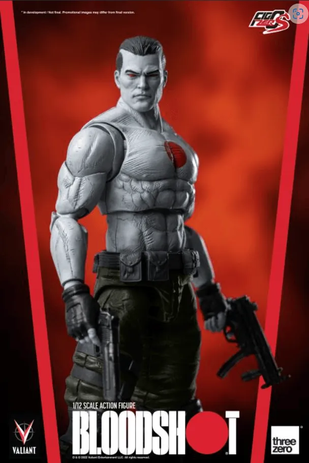 Valiant Bloodshot FigZero S 1:12 Scale Action Figure/ Threezero