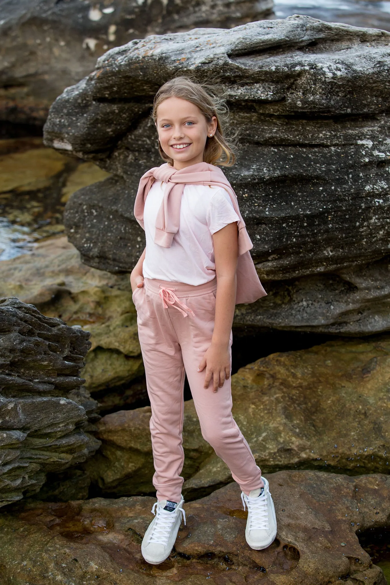 VENICE BEACH SWEATPANTS IN BLUSH PINK