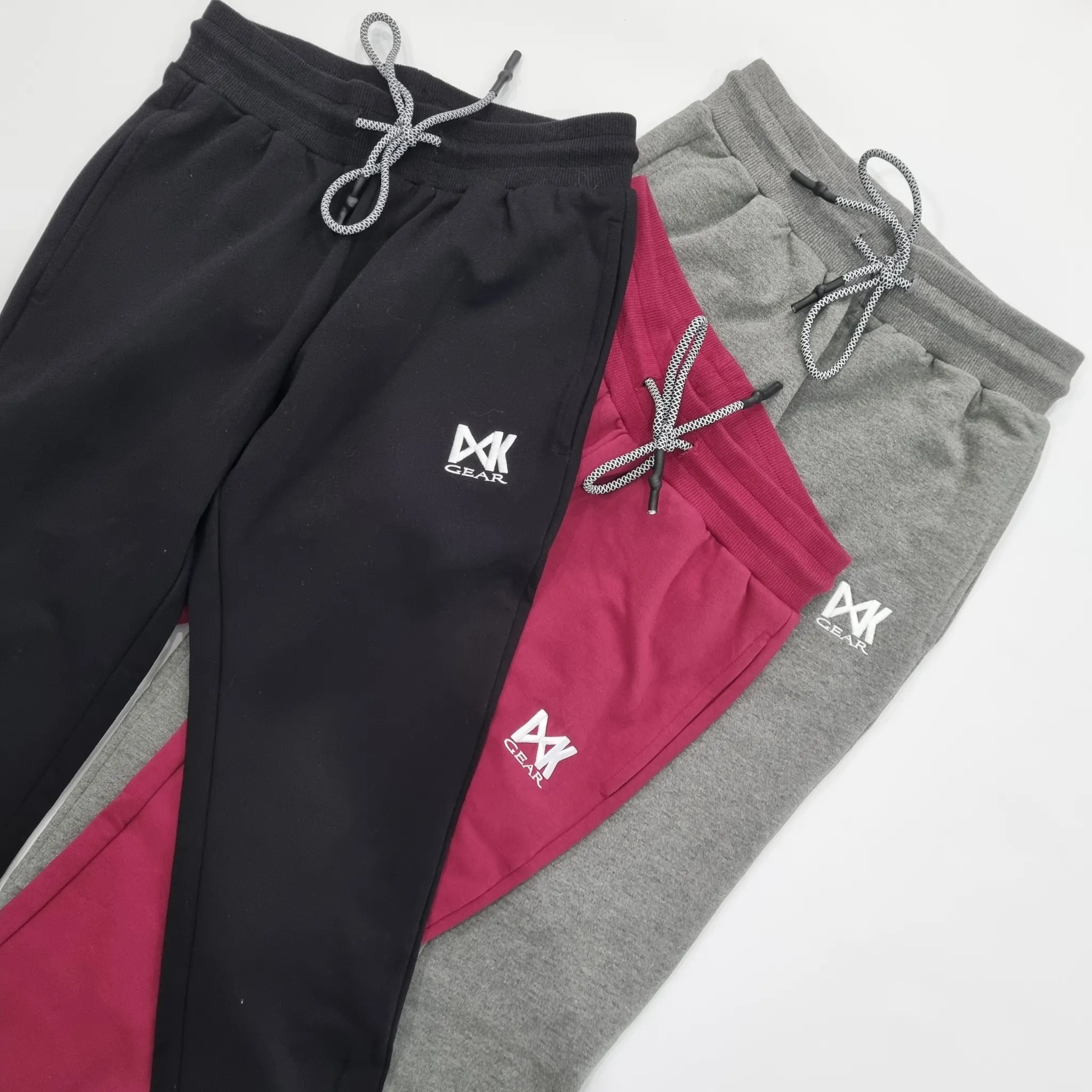 Women's Cropped Trackies - Maroon