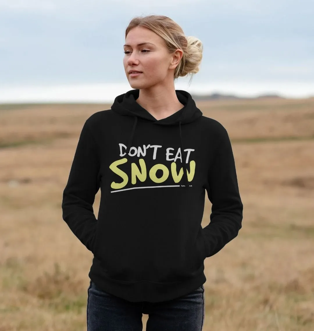 Women's Yellow Snow Organic Pullover Hoodie